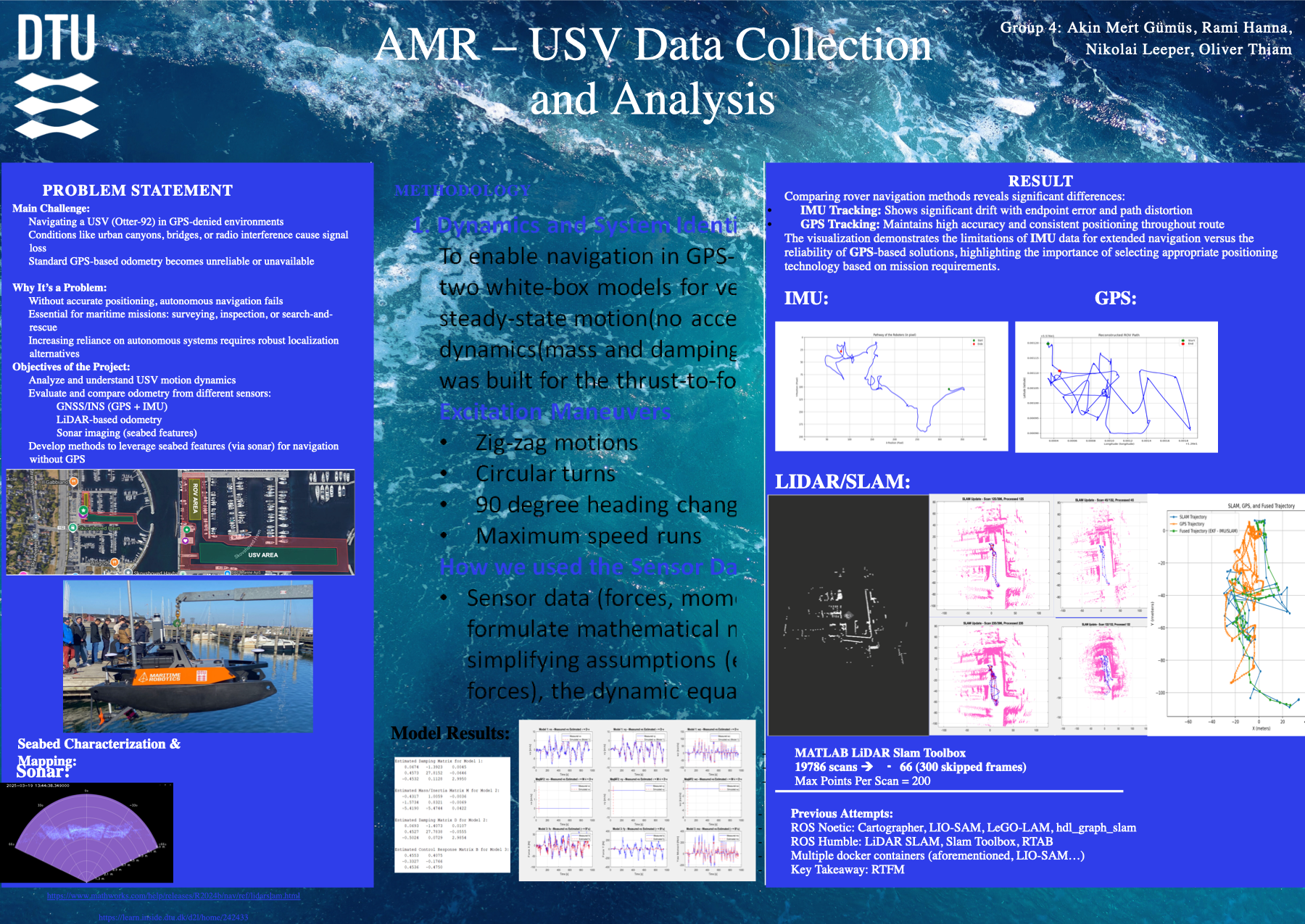 Poster preview for the autonomy sensor data and mapping coursework